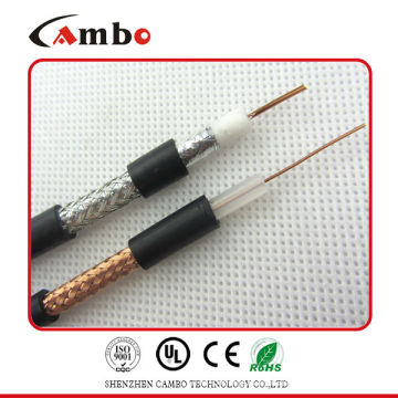 Feito na China condutor de cobre rg6 tri shield cabo coaxial